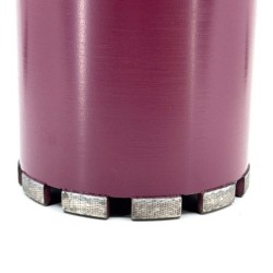 Carota diamantata segment Turbo Laser 3DTECH pt. beton armat diam. 112 x 400 (mm) - ULTRA Premium - DXQZ.3D1117.112