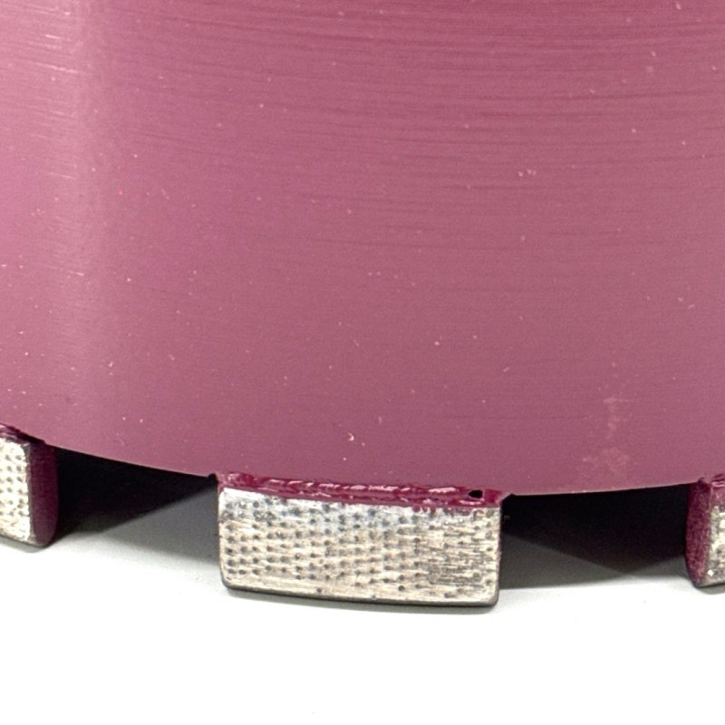 Carota diamantata segment Turbo Laser 3DTECH pt. beton armat diam. 112 x 400 (mm) - ULTRA Premium - DXQZ.3D1117.112