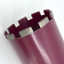 Carota diamantata segment Turbo Laser 3DTECH pt. beton armat diam. 112 x 400 (mm) - ULTRA Premium - DXQZ.3D1117.112