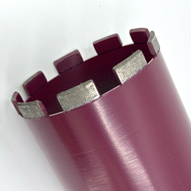 Carota diamantata segment Turbo Laser 3DTECH pt. beton armat diam. 112 x 400 (mm) - ULTRA Premium - DXQZ.3D1117.112