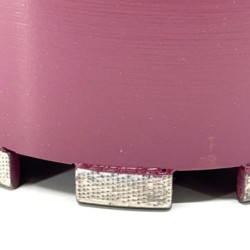 Carota diamantata segment Turbo Laser 3DTECH pt. beton armat diam. 127 x 400 (mm) - ULTRA Premium - DXQZ.3D1117.127