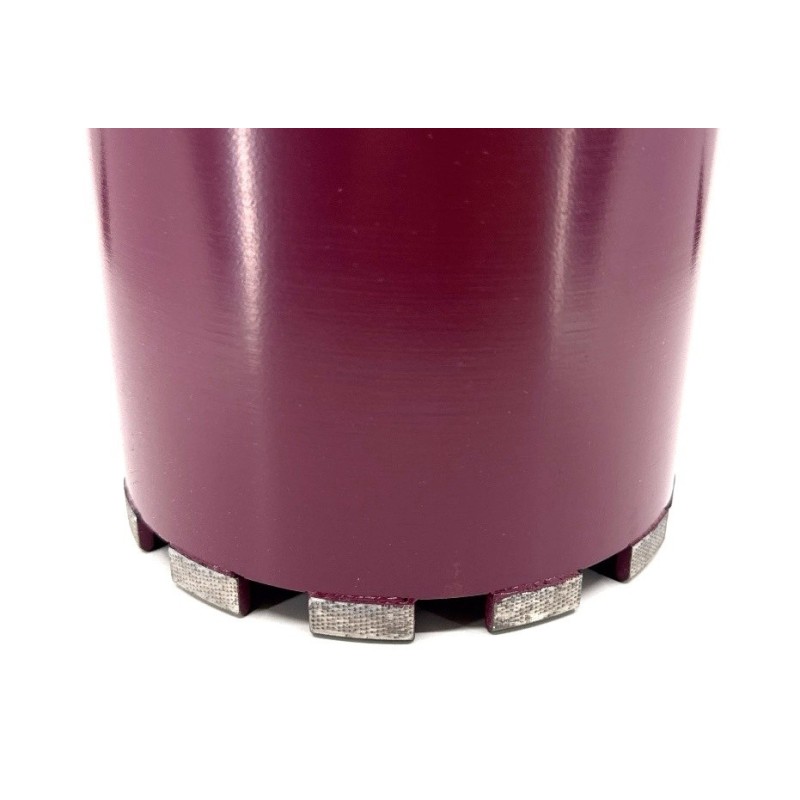 Carota diamantata segment Turbo Laser 3DTECH pt. beton armat diam. 162 x 400 (mm) - ULTRA Premium - DXQZ.3D1117.162