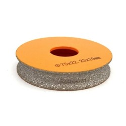 Freza diamantata pentru profilare granit, marmura, gresie Profil Semicerc Full Bullnose exterior, R-10mm, ∅75x22,23mm - DXDY.FPP