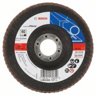 Bosch Disc de slefuire evantai X551, Expert for Metal D125mm G60, cu degajare