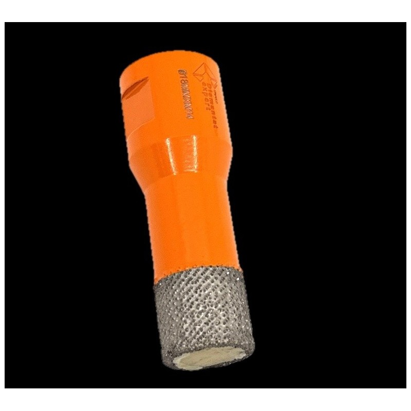 Carota diamantata pt. placi dure & gresie portelanata - diam. 18mm - 3DTECH - Super Premium - DXDY.NEODRILL.18