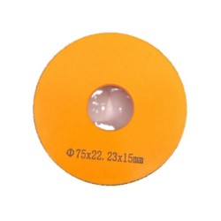 Freza diamantata pentru profilare granit, marmura, gresie Profil Semicerc Full Bullnose exterior, R-15mm, ∅75x22,23mm - DXDY.FPP