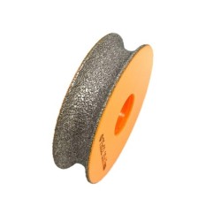 Freza diamantata pentru profilare granit, marmura, gresie Profil Semicerc Full Bullnose exterior, R-15mm, ∅75x22,23mm - DXDY.FPP