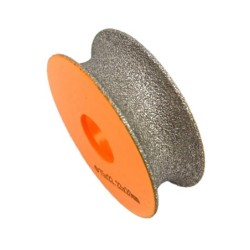 Freza diamantata pentru profilare granit, marmura, gresie Profil Semicerc Full Bullnose exterior, R-20mm, ∅75x22,23mm - DXDY.FPP