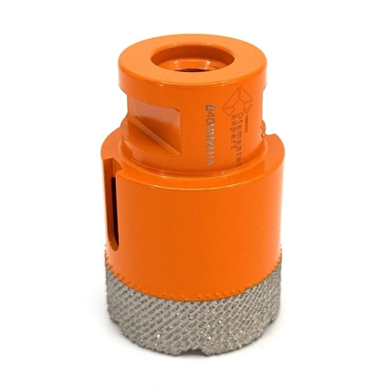 Carota diamantata pt. placi dure & gresie portelanata - diam. 40mm - 3DTECH - Super Premium - DXDY.NEODRILL.40