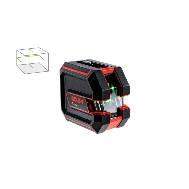 Laser verde, cu linii în cruce, X2 GREEN - Sola-71014001