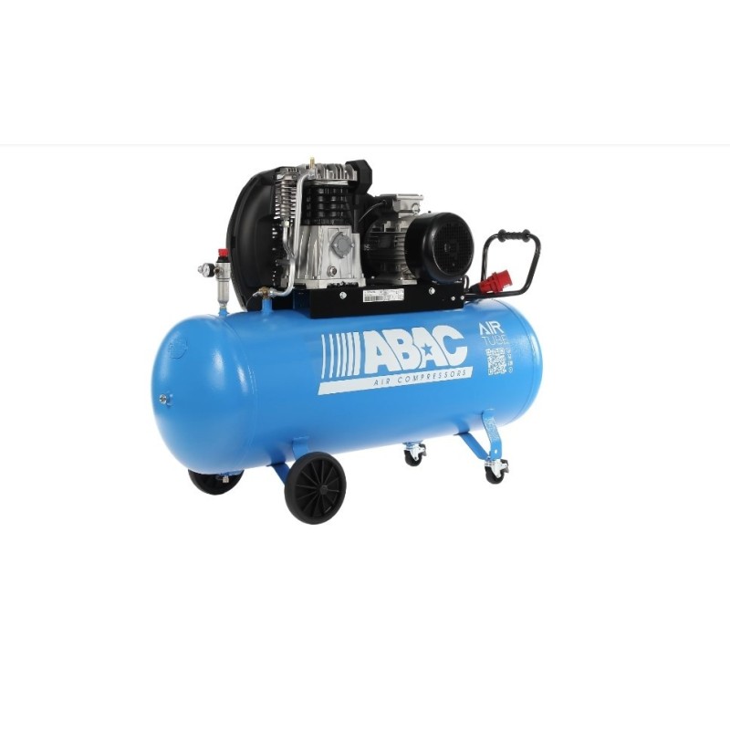 Compresor de aer cu piston - 4.1 kW, 595 L/min, 11 bari - Rezervor 200 Litri - Abac-Expert-A49B-CT5,5