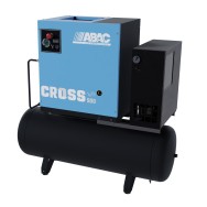 Compresor de aer profesional cu surub, cu uscator - 7.5 kW, 900 L/min, 10 bari - Rezervor 200 Litri - ABAC-CROSS-IVR-900E-10-400