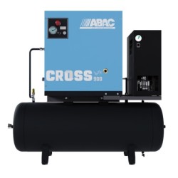 Compresor de aer profesional cu surub, cu uscator - 7.5 kW, 900 L/min, 10 bari - Rezervor 200 Litri - ABAC-CROSS-IVR-900E-10-400