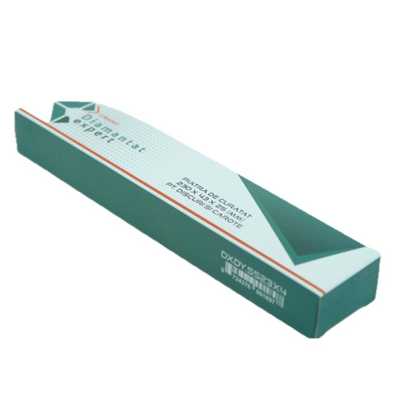 Piatra abraziva pentru curatarea si ascutirea discurilor si carotelor diamantate 230x43x25(mm), 500g - DXDY.SS23X4