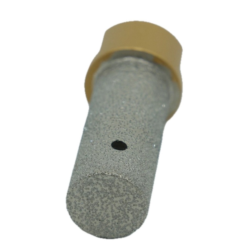 Freza tip deget pt. frezari in gresie portelanata si piatra - diametrul 20mm, lungime 50mm - prindere M14 - DXDY.GOLD.Finger.D20