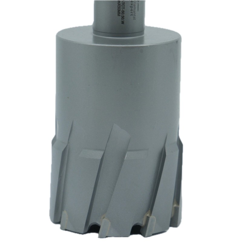 Carota pt. otel din carbura de tungsten, ⌀ 50mm, h=50mm, cu prindere Weldon - DXDY.P-TCT-50.50.W