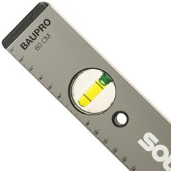 Nivela cu bula ( Boloboc ) cu profil tubular aluminiu BAUPRO 60 cm - Sola-69060801