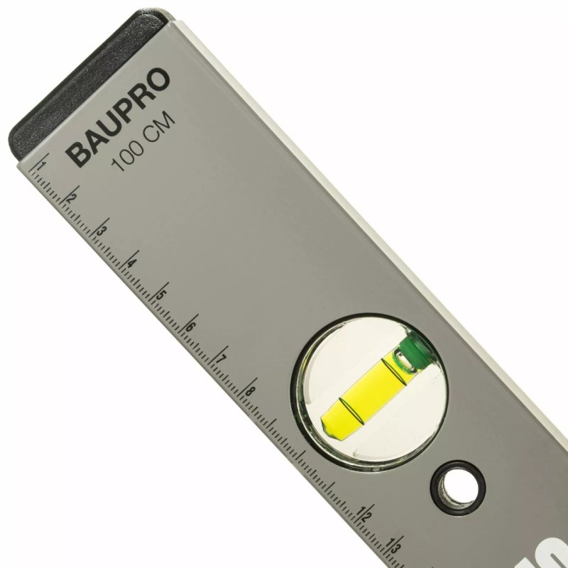 Nivela cu bula ( Boloboc ) cu profil tubular aluminiu BAUPRO 100 cm - Sola-69061301