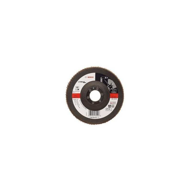 Bosch Disc de slefuire evantai X571, Best for Metal D180mm G80, cu degajare