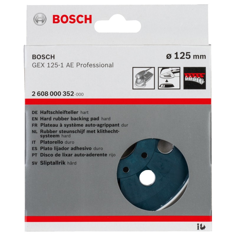 Bosch Disc Slefuire dur 125mm, 8 gauri pentru GEX 125-1AE