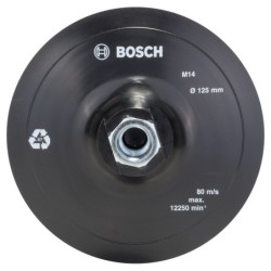 Bosch Placă de şlefuire din cauciuc pentru polizor unghiular, 125mm, M14