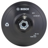 Bosch Placă de şlefuire din cauciuc pentru polizor unghiular, 125mm, M14