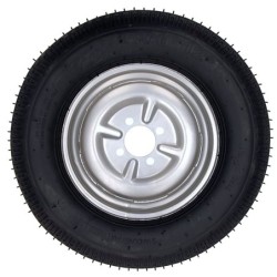 ProGARDEN Set roti complete 5.00-12, 4 prezoane, profil rutier, RIM3.50B