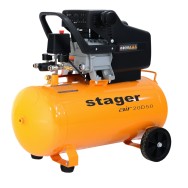 Stager Air 20D50 compresor aer, 50L, 8bar, 200L/min, monofazat, angrenare directa