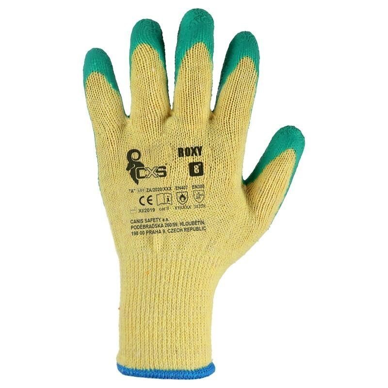 Manusi Roxy marimea 10, galben-verde