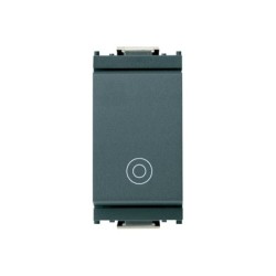 Vimar 16080 Buton cu revenire, 10A, 250V, 1P NO, gri antracit