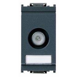 Vimar Priza modulara TV, 5-2400MHz, 20dB, negru