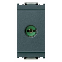 Vimar 17050 Priza modulara TV, 16A, 250V, 1P, gri antracit