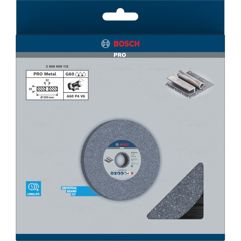 Bosch Disc de slefuire pentru polizor de banc 200x32x60mm, G60