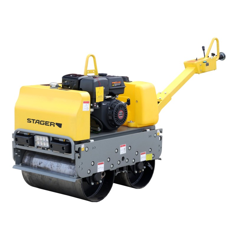 Stager CDV65-2 Cilindru dublu vibrocompactor, motor Loncin G420F