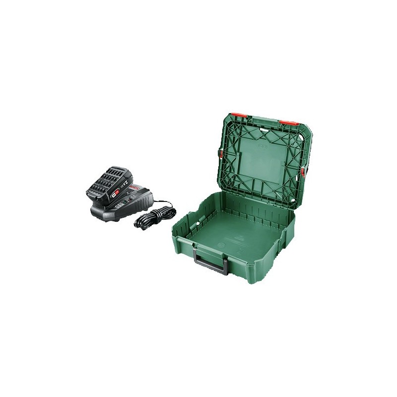 Bosch Set 2 acumulatori PBA 18V, 2.5Ah +Incarcator AL 1830 CV + SystemBox