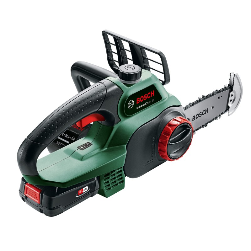 Bosch UniversalChain 18 Ferastrau cu lant + Acumulator 18V, 2.5Ah + Incarcator AL 18V-20