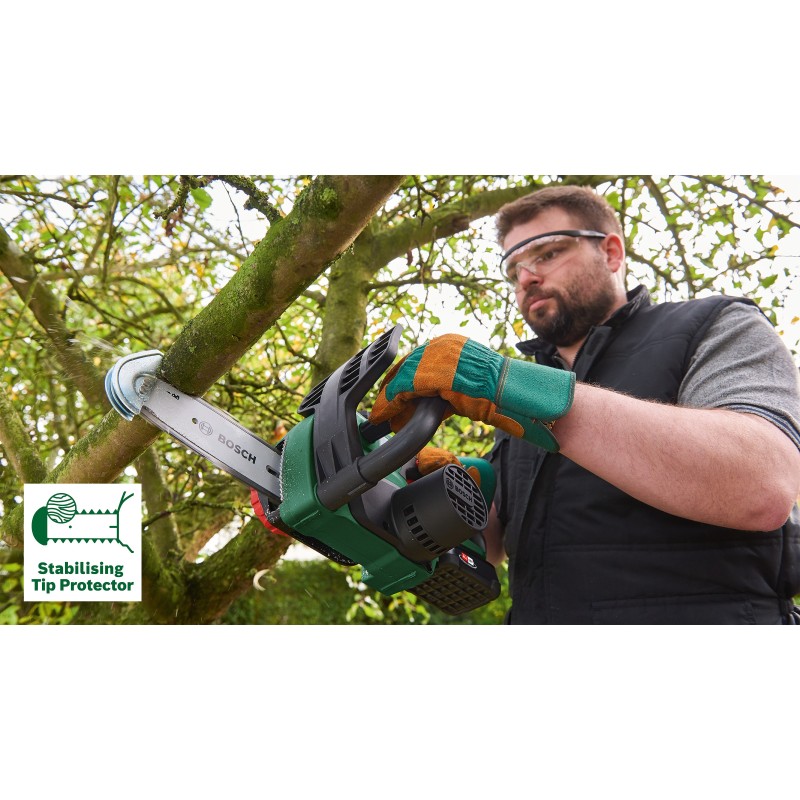 Bosch UniversalChain 18 Ferastrau cu lant + Acumulator 18V, 2.5Ah + Incarcator AL 18V-20