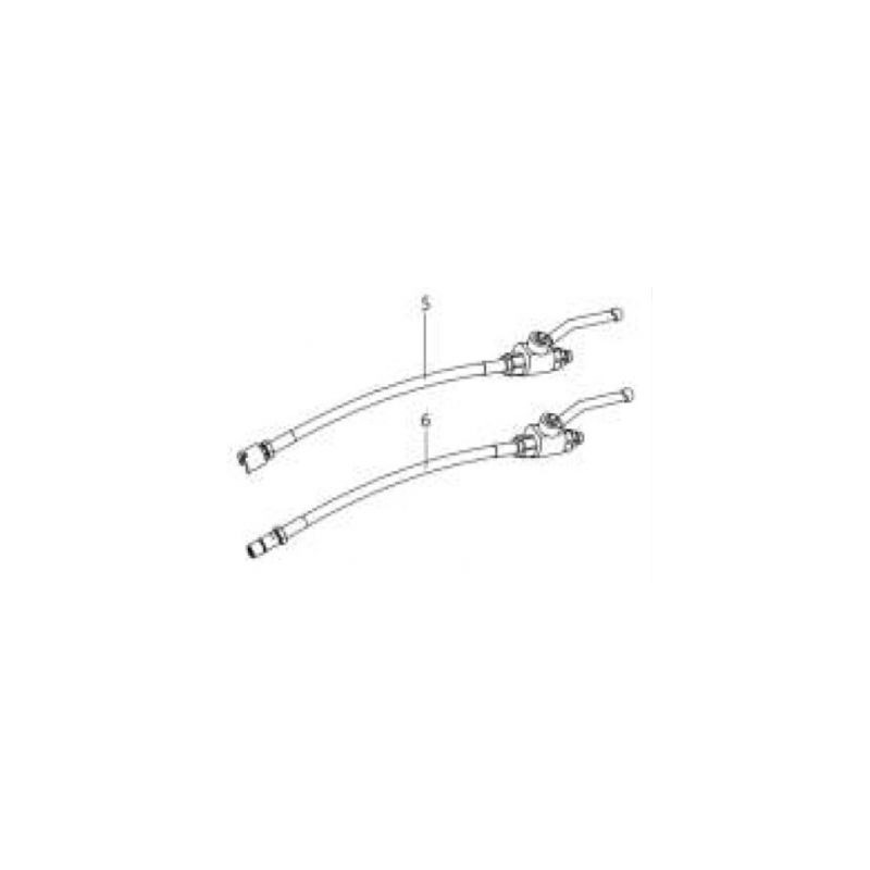 Robinet cu furtun si cuplaj rapid Wagner pentru SF23CR