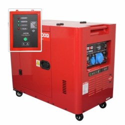 RS Generator insonorizat SENCI SC10000Q ATS putere maxima 8 kW 230V motor Diesel ATS inclus