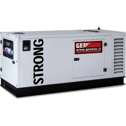 Generator insonorizat Genmac Strong G60IS putere maxima 66 kVA 400V motor Iveco
