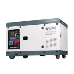Generator de curent 20 kVA diesel - Heavy Duty - insonorizat - Konner & Sohnen - KS-16-1/3E-ATSR-Silent