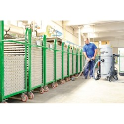 Aspirator Industrial Umed/Uscat, kit curatenie industriala, T30S L100 - 3kW, 100litri - Nilfisk-4030600383