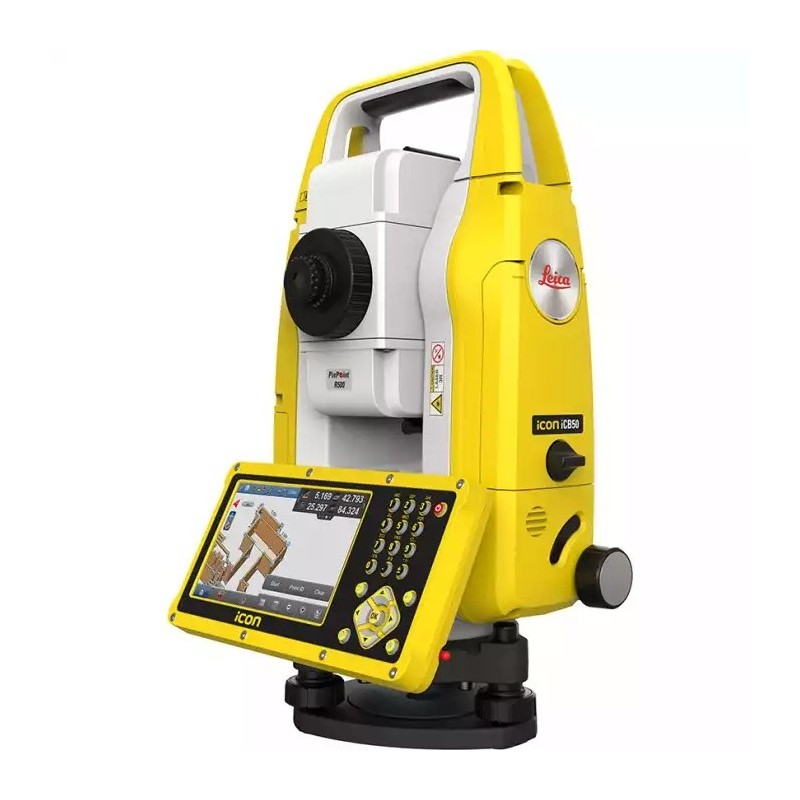 Leica iCON iCB50 R500 Kit – Stație totală manuală pentru construcții - kit complet + soft 1 an iCB50/70 Basic CCP