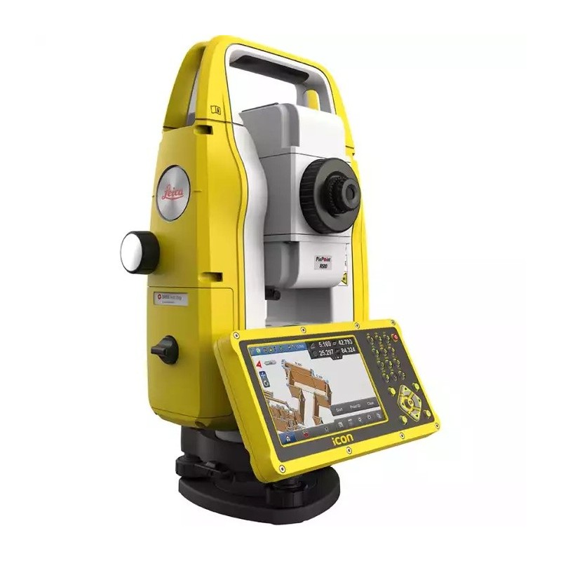 Leica iCON iCB50 R500 Kit – Stație totală manuală pentru construcții - kit complet + soft 1 an iCB50/70 Basic CCP