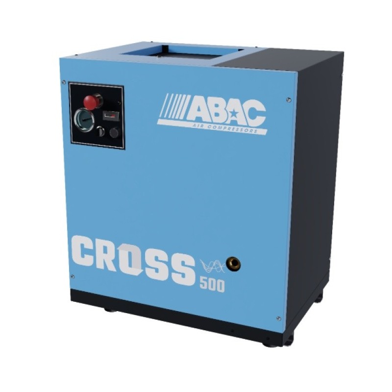 Compresor de aer profesional cu surub - 4 kW, 500 L/min, 10 bari - ABAC-CROSS-500-10-400/50