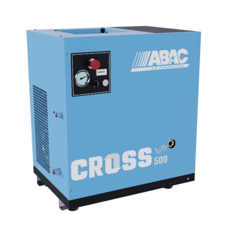 Compresor de aer profesional cu surub - 4 kW, 500 L/min, 10 bari - ABAC-CROSS-500-10-400/50