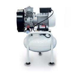 Compresor de aer medical cu piston fara ulei, silentios - 25 l, 1.5 kW, 350 L/min, 8 bari - ABAC-CleanAir-CLR-20/25