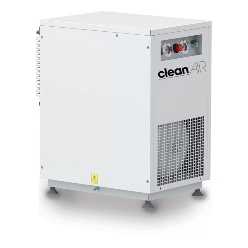 Compresor de aer medical cu piston fara ulei silentios, in carcasa insonorizata - 30 l, 1.1 kW, 240 L/min, 8 bari - ABAC-CleanAi