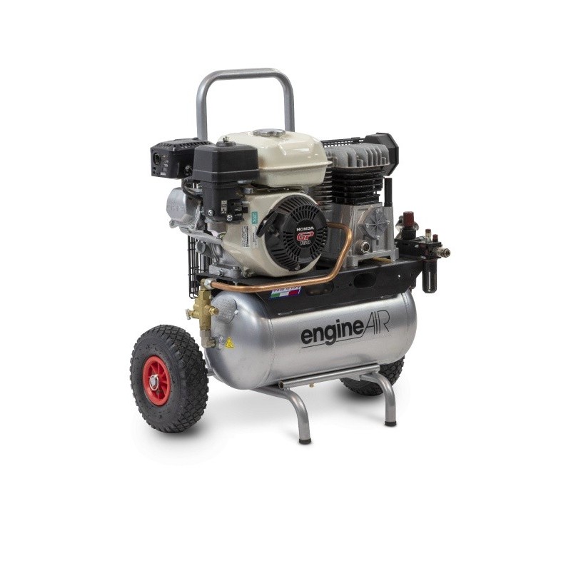 Compresor de aer cu piston, motor Honda - 3.5 kW, 320 L/min, 10 bari - Rezervor 22 Litri - ABAC-engineAIR-4/22-10-Petrol