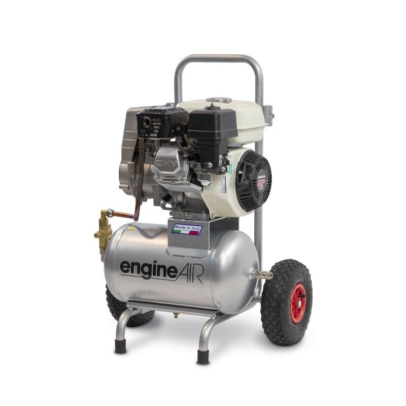 Compresor de aer cu piston, motor Honda - 3.5 kW, 275 L/min, 10 bari - Rezervor 20 Litri - ABAC-engineAIR-5/20-10-Petrol
